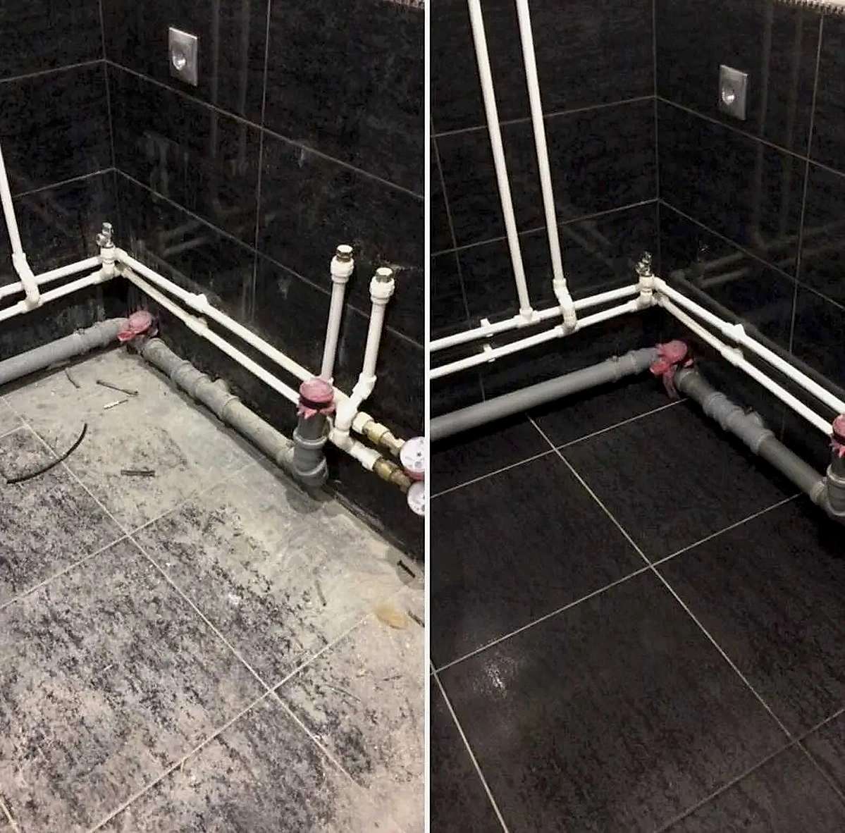 Уборка после ремонта в ванной комнате