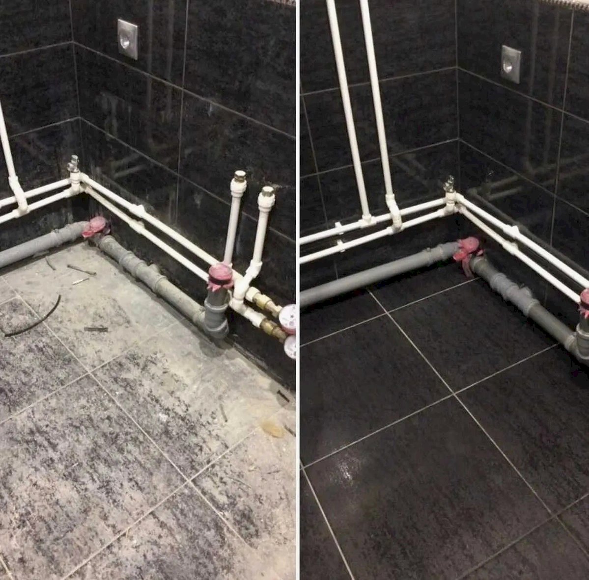 Уборка после ремонта в ванной комнате