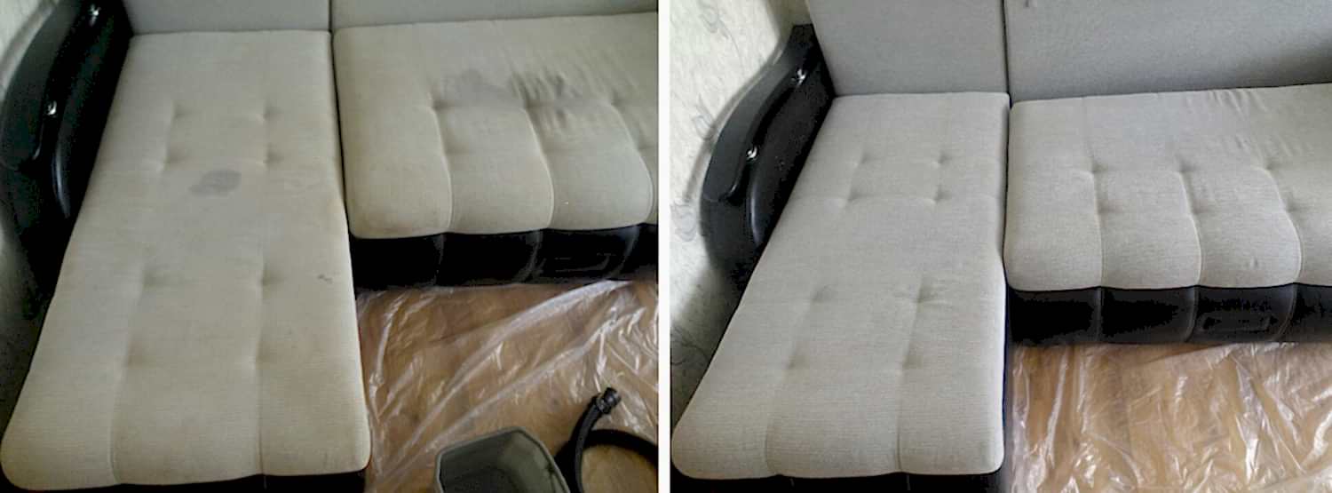 Химчистка светлого дивана Химчистка светлого дивана