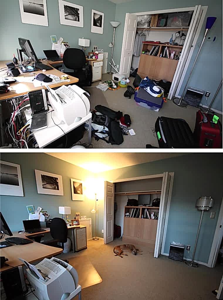 Генеральная уборка в комнате за 4 ч.