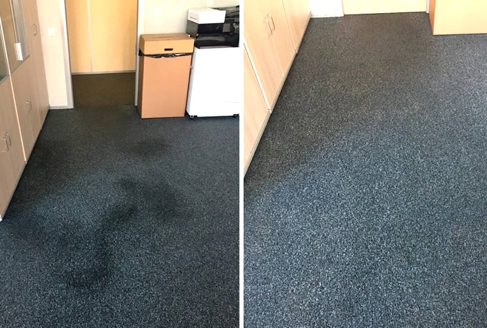 Химчистка ковролина в офисе