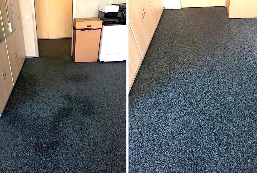 Химчистка ковролина в офисе