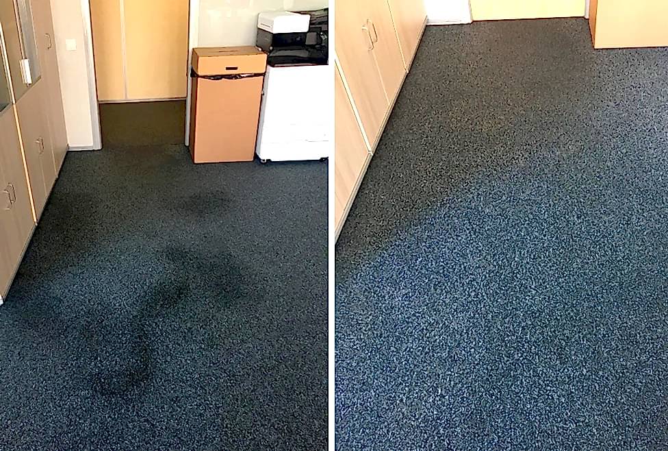 Химчистка ковролина в офисе