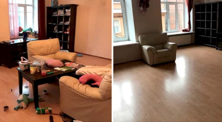 Поддерживающая уборка 4-х комнатной квартиры