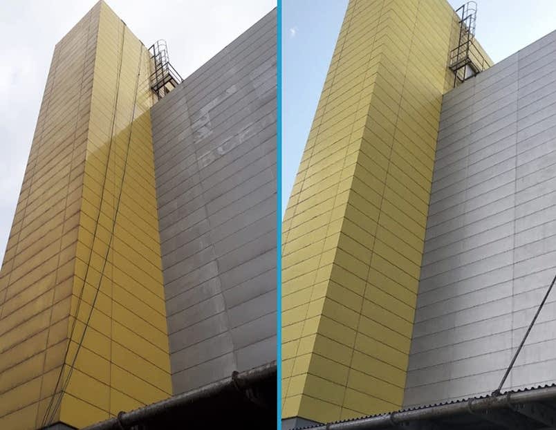 Высотная мойка окон и фасадов