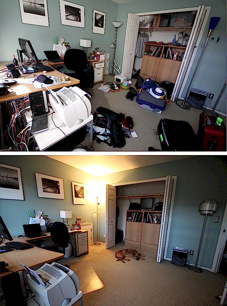 Генеральная уборка в комнате за 4 ч.