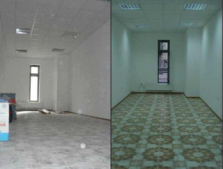 Уборка офиса 50 м2 после ремонта