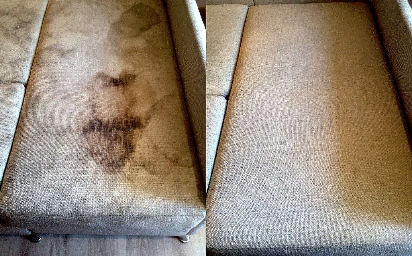 Химчистка дивана от кофе