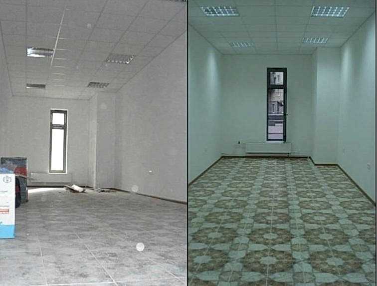 Уборка офиса 50 м2 после ремонта