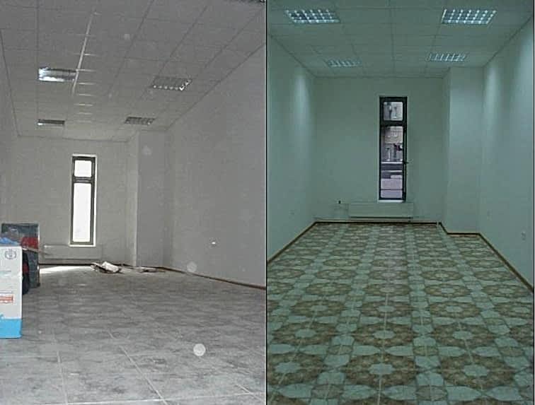 Уборка офиса 50 м2 после ремонта