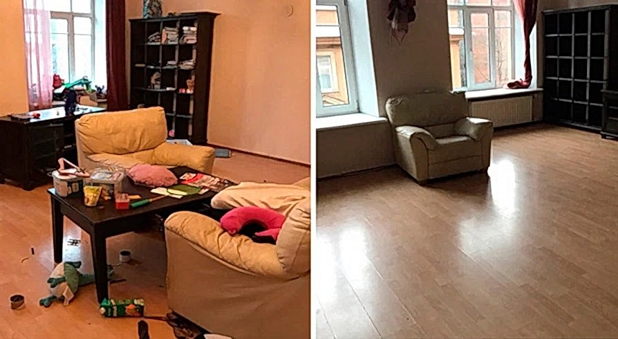 Поддерживающая уборка 4-х комнатной квартиры