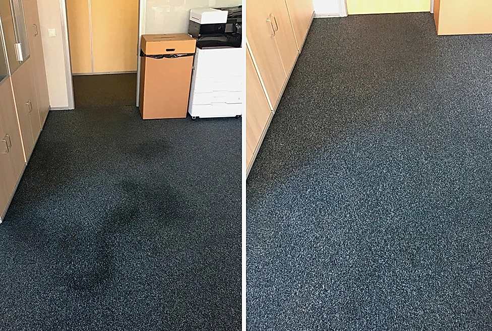 Химчистка ковролина в офисе