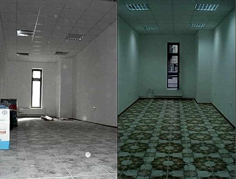 Уборка офиса 50 м2 после ремонта