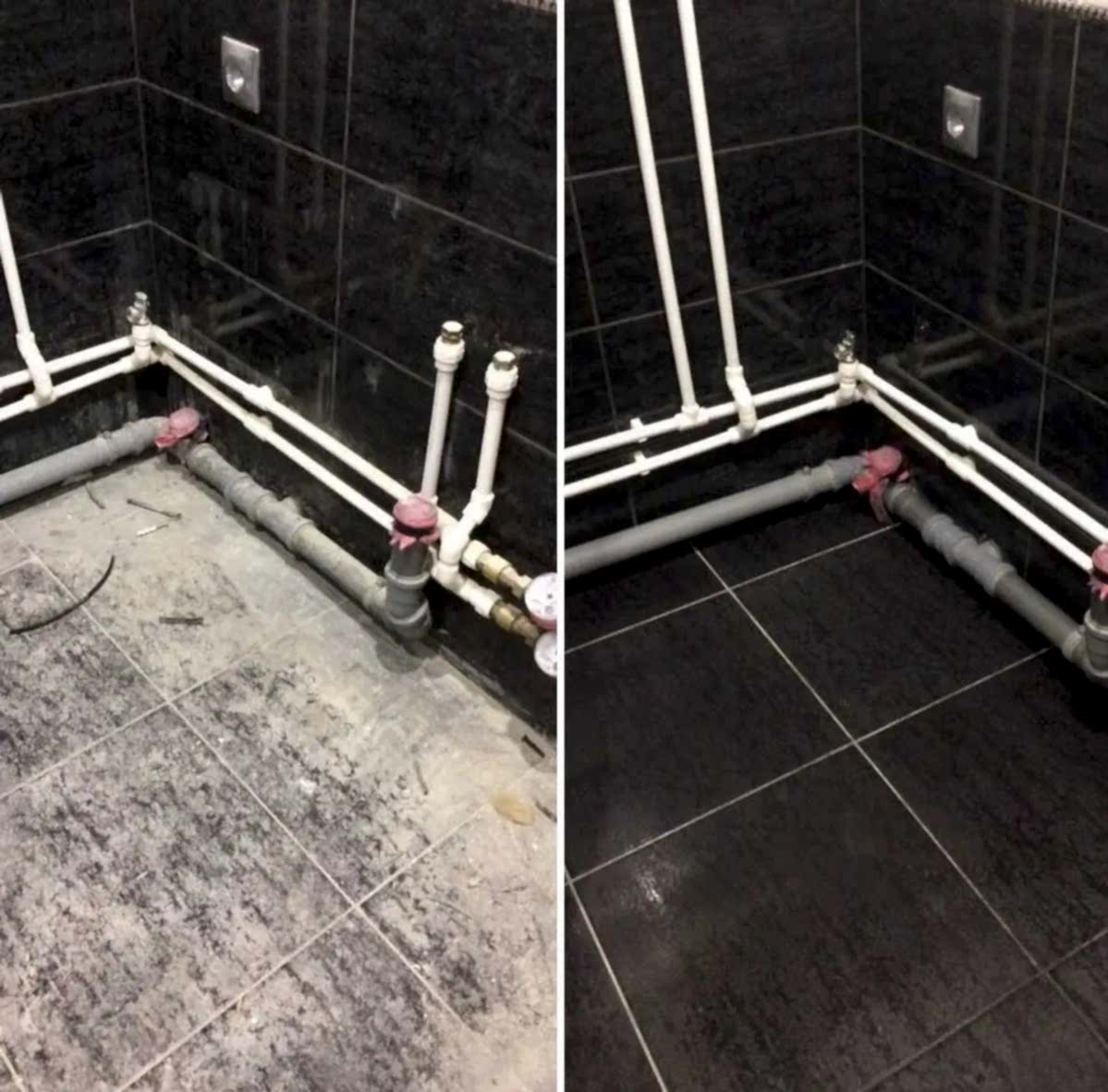 Уборка после ремонта в ванной комнате