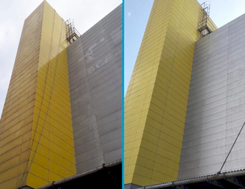 Высотная мойка окон и фасадов