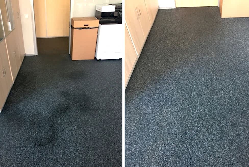 Химчистка ковролина в офисе