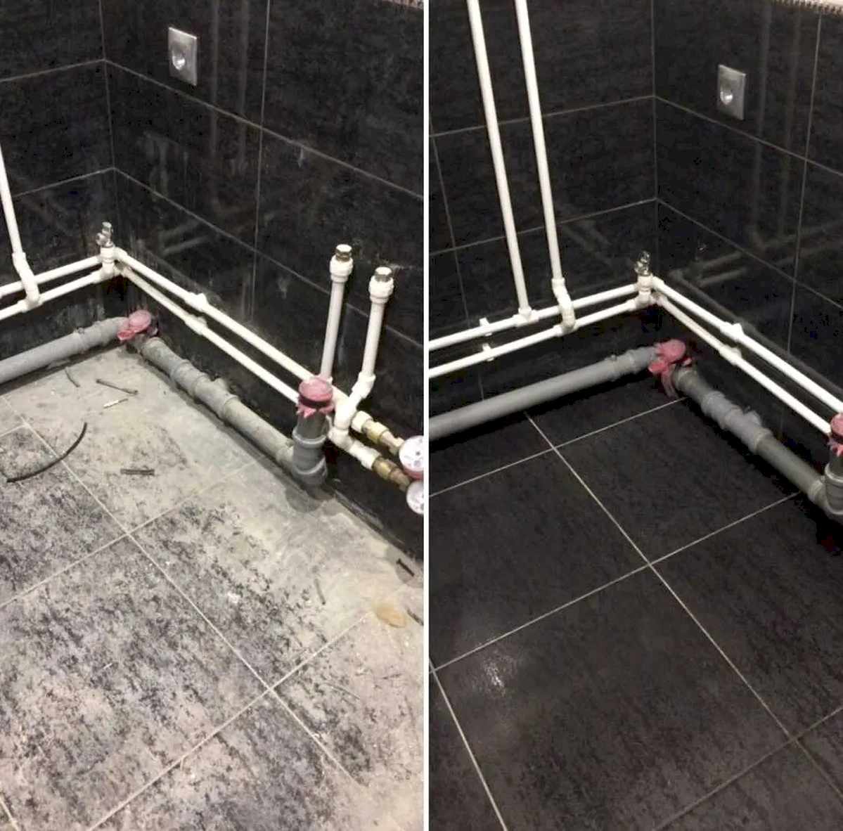 Уборка после ремонта в ванной комнате