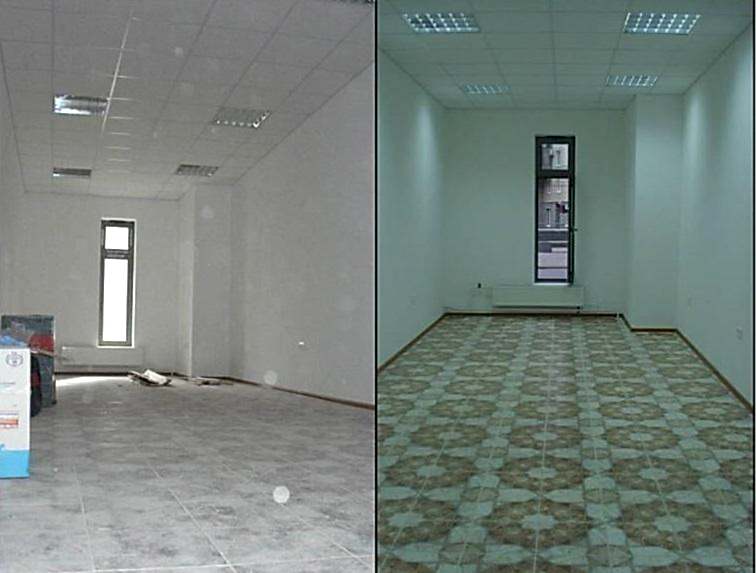 Уборка офиса 50 м2 после ремонта