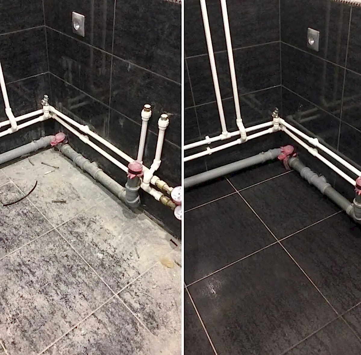 Уборка после ремонта в ванной комнате