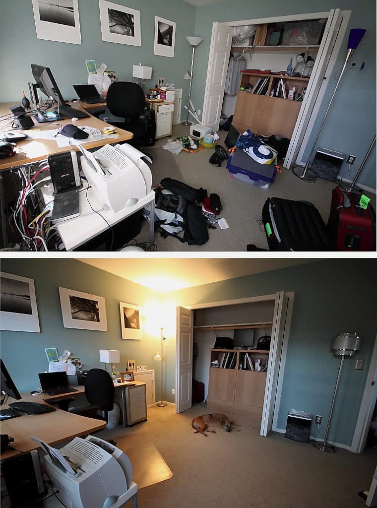 Генеральная уборка в комнате за 4 ч.