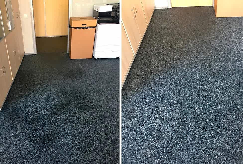 Химчистка ковролина в офисе