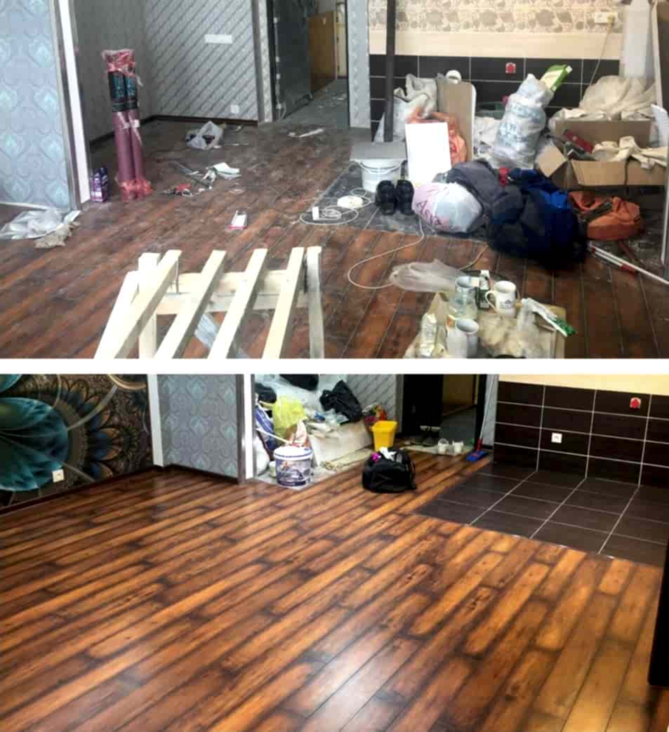 Уборка после ремонта 2-х комнатной квартиры 40 м2