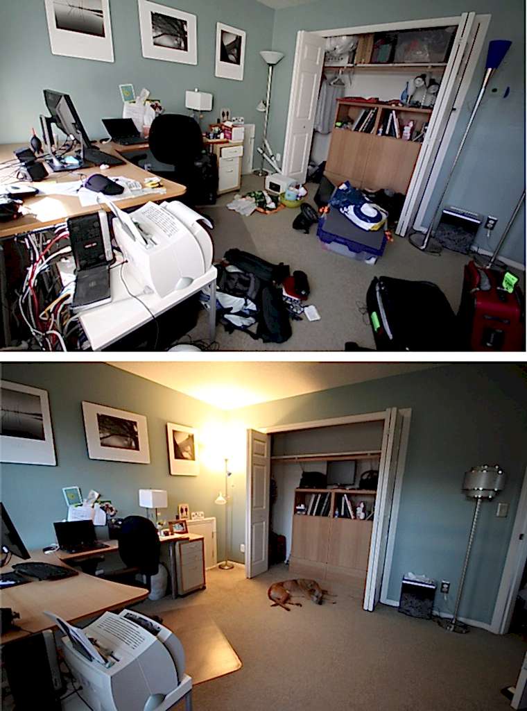 Генеральная уборка в комнате за 4 ч.