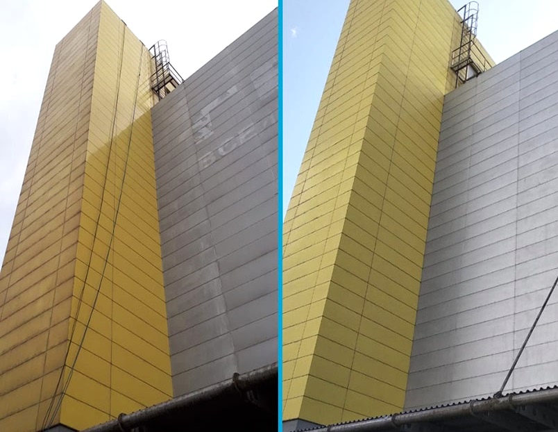 Высотная мойка окон и фасадов