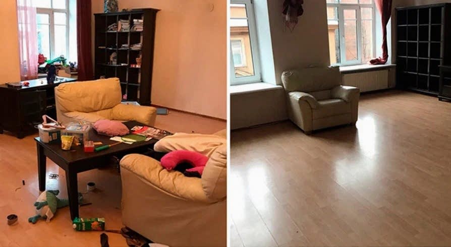 Поддерживающая уборка 4-х комнатной квартиры