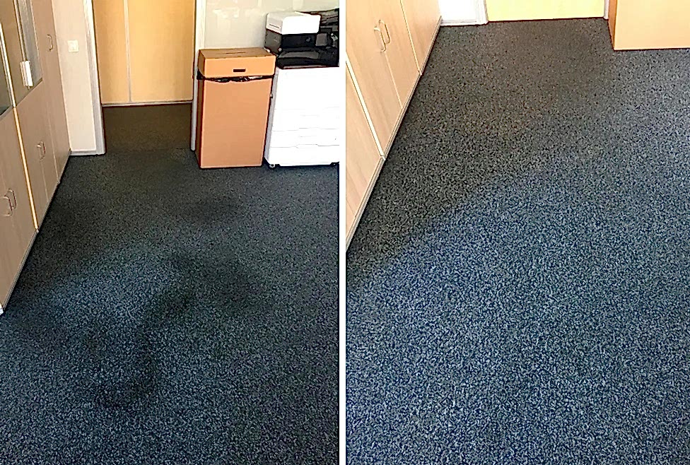 Химчистка ковролина в офисе
