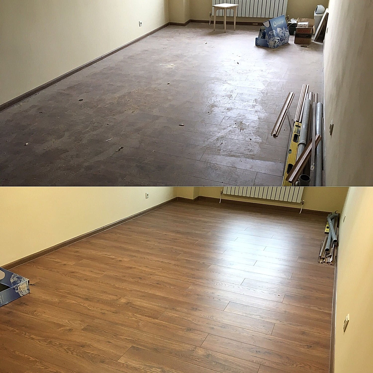 Уборка после ремонта 2-х комнатной квартиры 50 м2