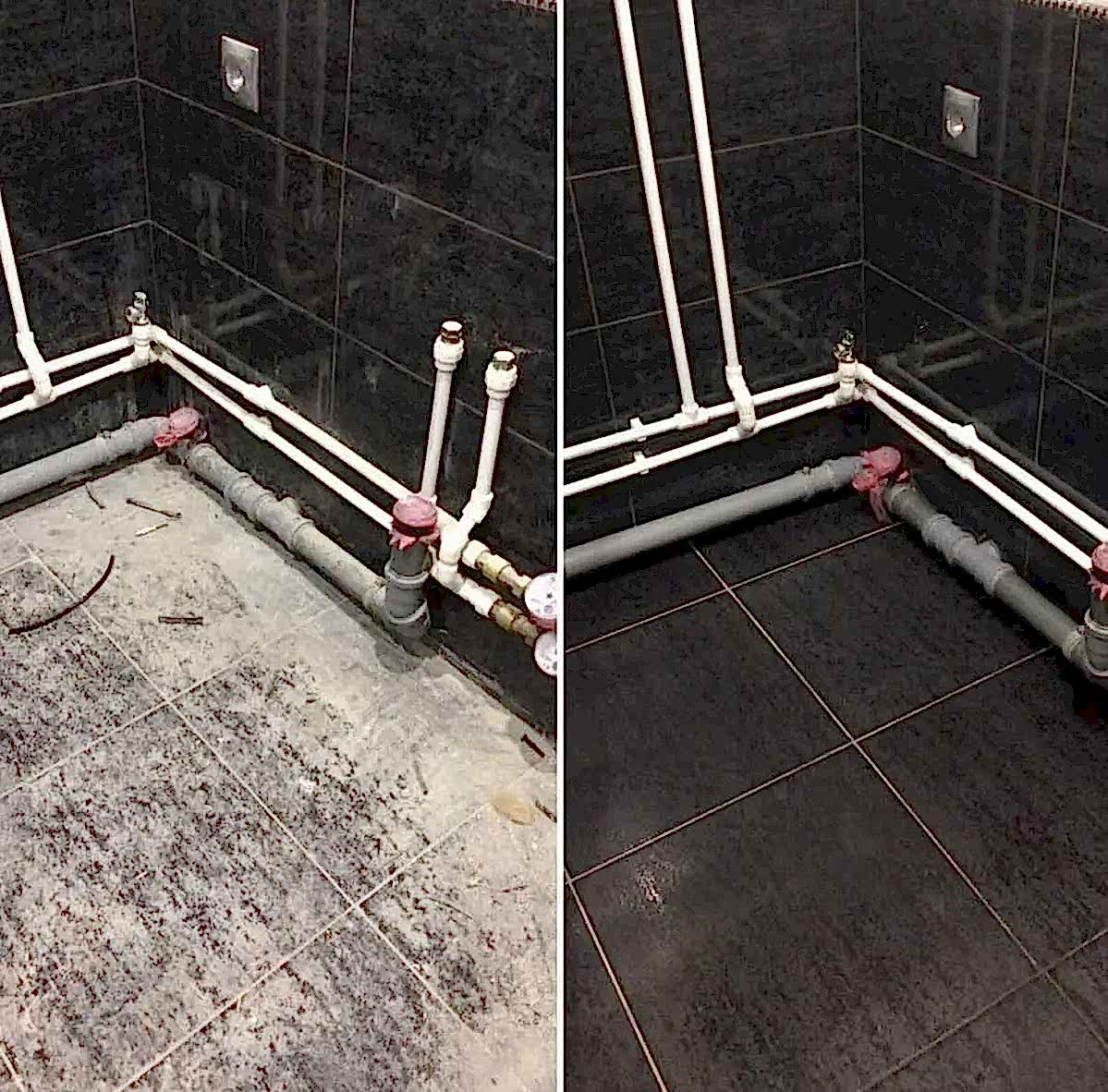 Уборка после ремонта в ванной комнате