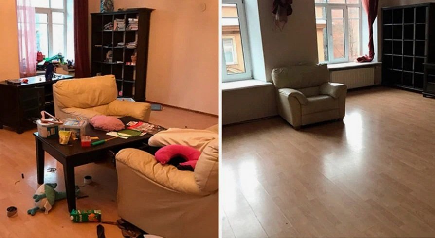 Поддерживающая уборка 4-х комнатной квартиры