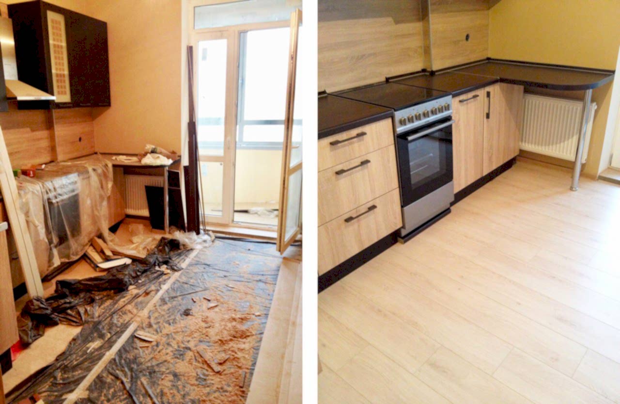 Уборка после ремонта 3-х комнатной квартиры за 5 ч.