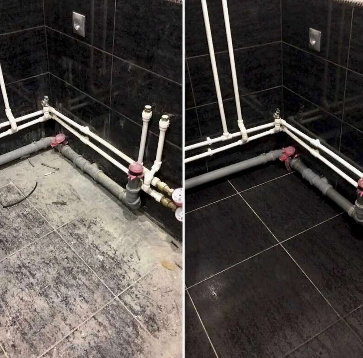 Уборка после ремонта в ванной комнате