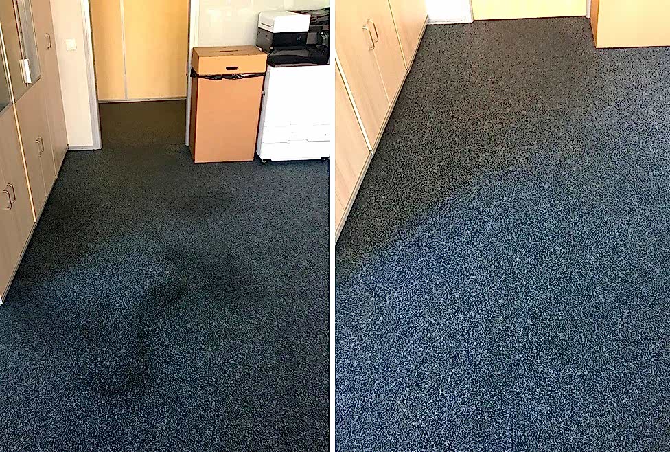 Химчистка ковролина в офисе