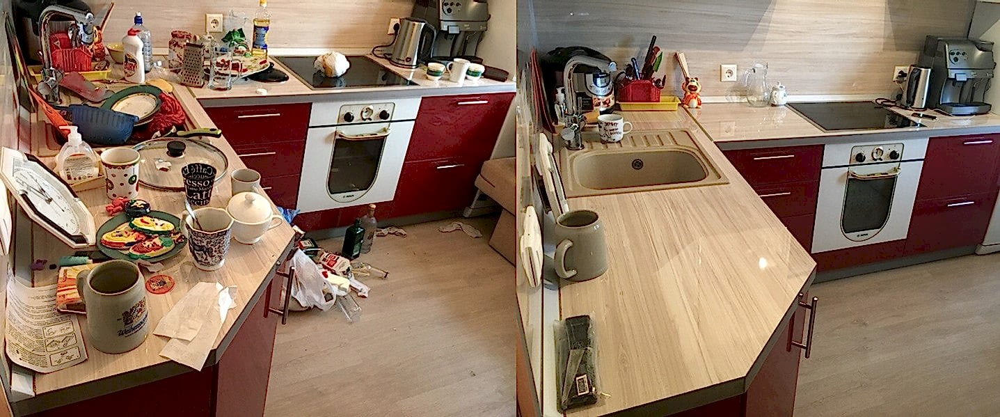 Поддерживающая уборка 2-х комнатной квартиры 40 м2