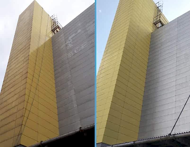 Высотная мойка окон и фасадов