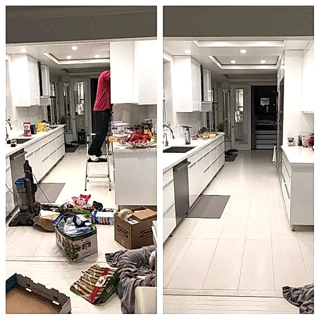 Поддерживающая уборка кухни