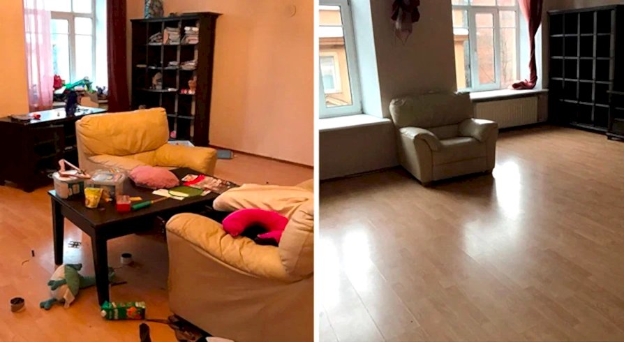 Поддерживающая уборка 4-х комнатной квартиры