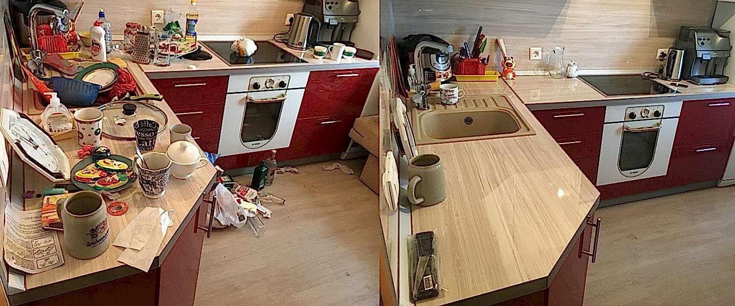 Поддерживающая уборка 2-х комнатной квартиры 40 м2