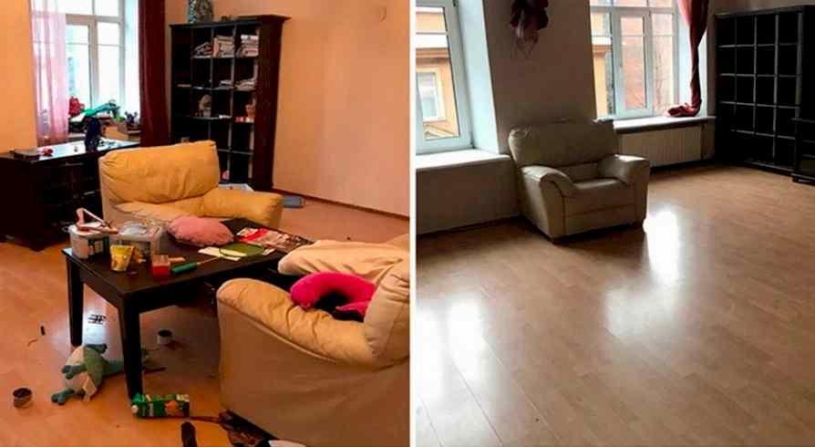 Поддерживающая уборка 4-х комнатной квартиры