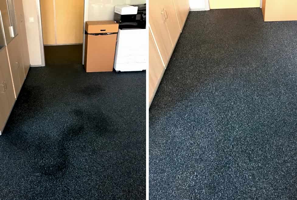 Химчистка ковролина в офисе