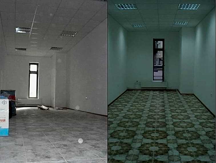 Уборка офиса 50 м2 после ремонта