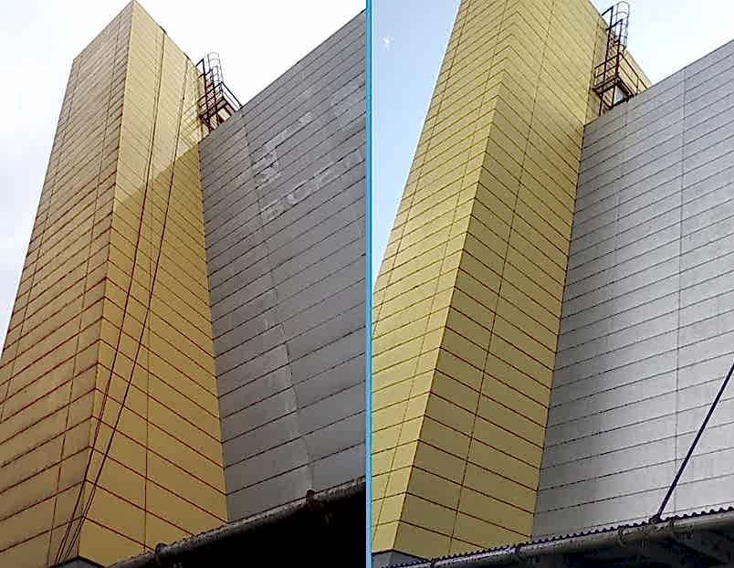 Высотная мойка окон и фасадов