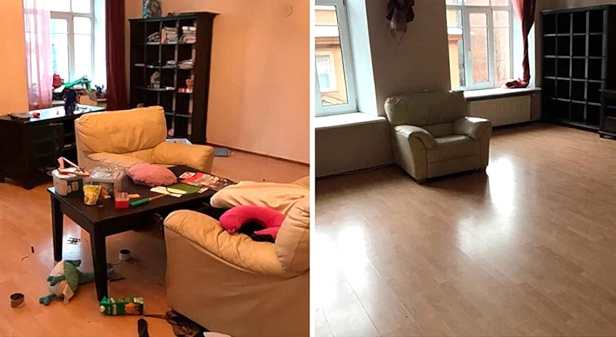 Поддерживающая уборка 4-х комнатной квартиры