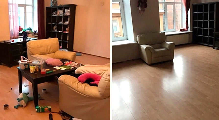 Поддерживающая уборка 4-х комнатной квартиры