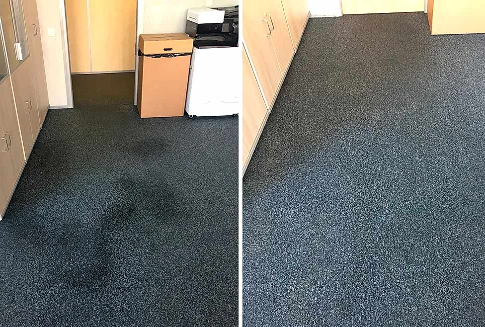 Химчистка ковролина в офисе
