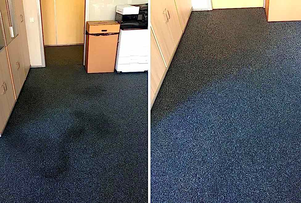 Химчистка ковролина в офисе