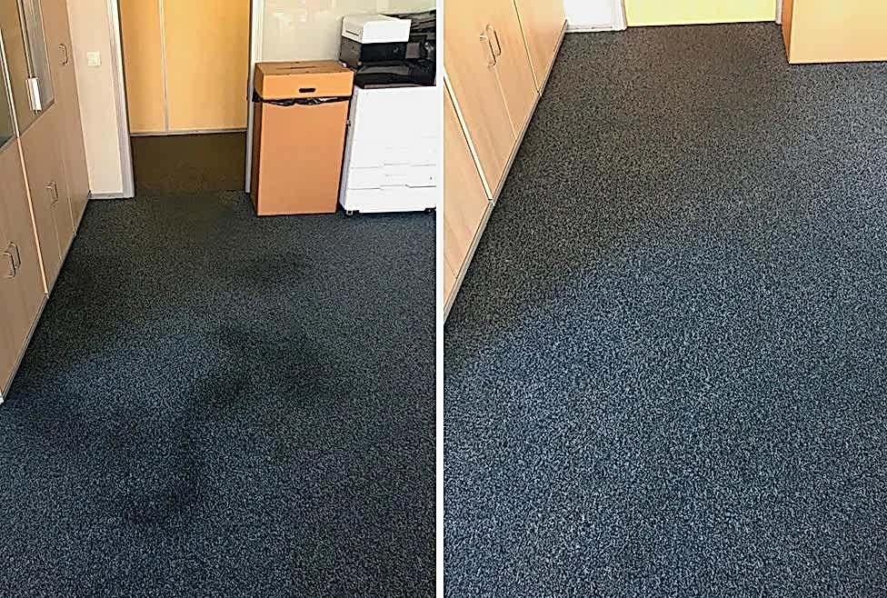 Химчистка ковролина в офисе